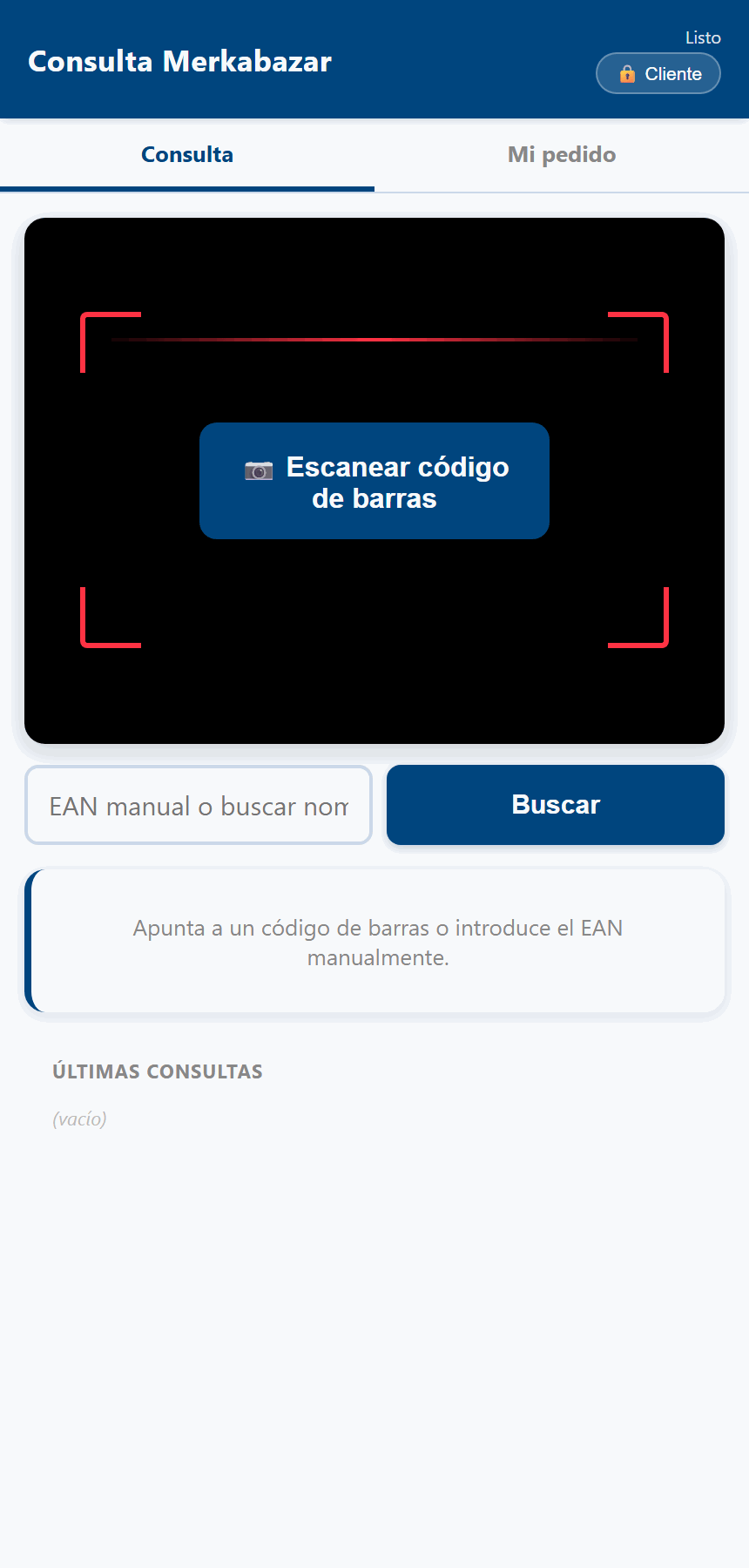 Scan — Consulta de Precios
