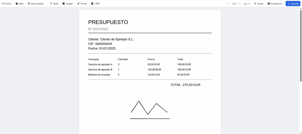Editor de PDF