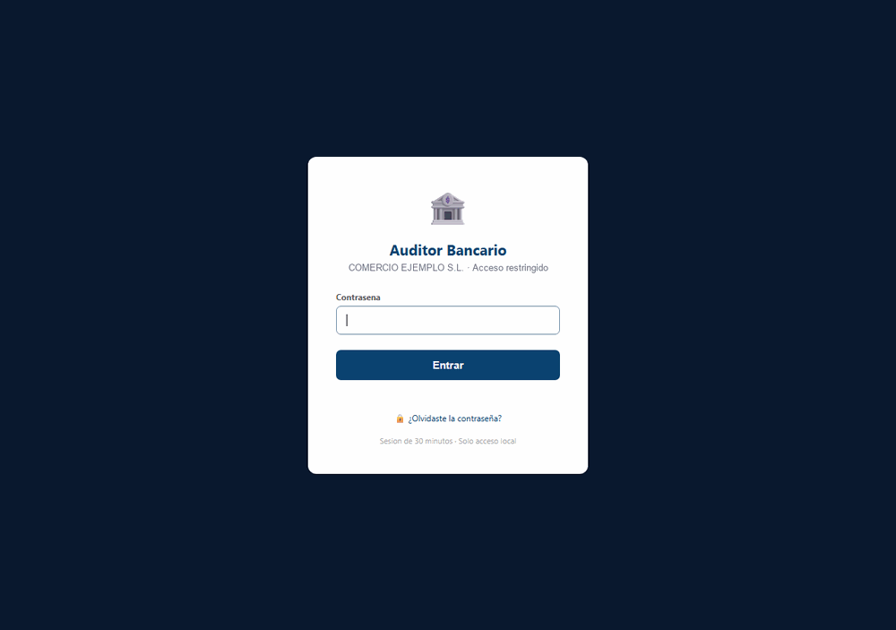Auditor Bancario